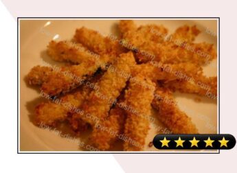 Kittencal's Low-Fat Oven-Baked Zucchini Sticks recipe