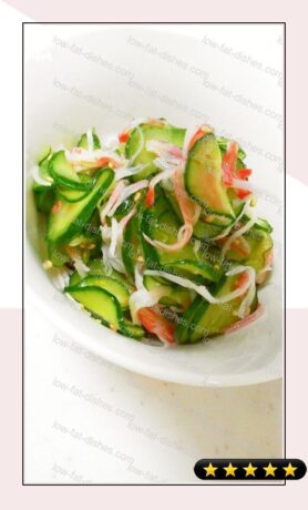 Chinese-Style Cucumber and Imitation Crab in Vinegar Sauce recipe